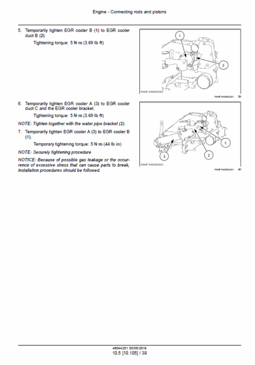 New Holland E485C Evo, E505C Eco Tier 3 Excavator Service Manual - Image 2