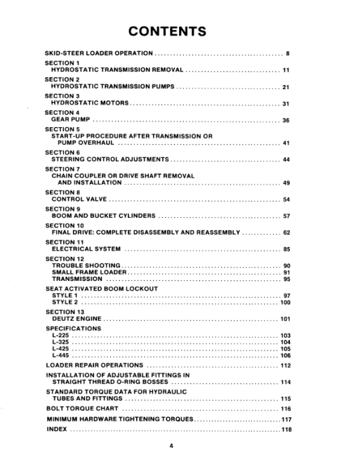 New Holland L225, L325, L425, L445 SkidSteer Service Manual - Image 2