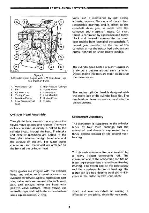 Ford 345C, 445C, 545C Backhoe Loader Tractor Service Manual - Image 2