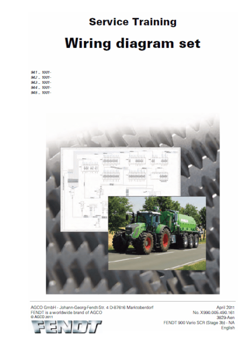 Fendt 924, 927, 930, 933, 936 Vario Stage 3B Tier 4i Tractor Service Manual - Image 2