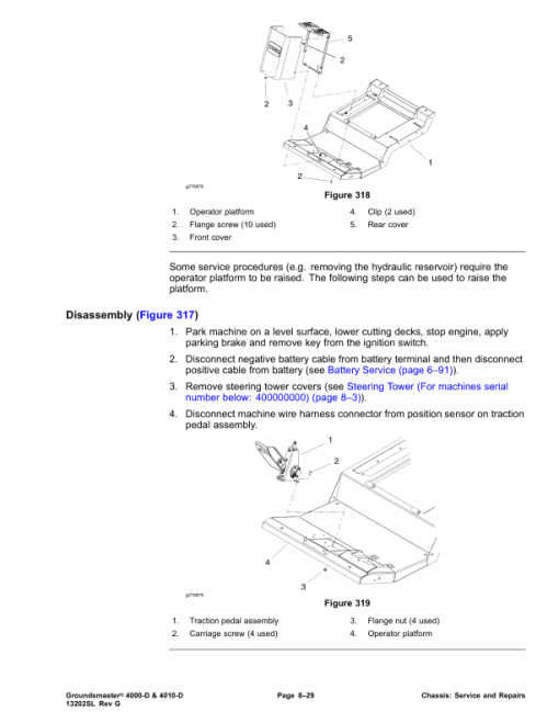 Toro Groundsmaster 4000-D, 4010-D (Model 30603, 30605, 30607, 30609, 30635, 30636) Service Repair Manual - Image 2