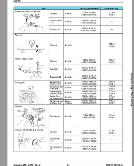 Bobcat AL275, AL350, AL440 Loader Service Repair Manual - Image 2