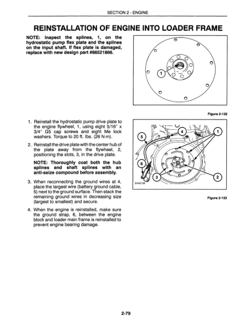 New Holland L465, LX465, LX485 SkidSteer Loader Service Manual - Image 2