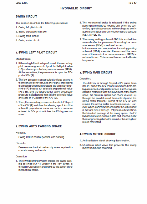 New Holland E265 and E305 Tier 3 Excavator Service Manual - Image 2