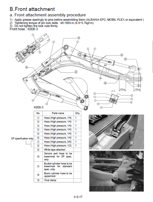 Kubota K008-3, U10-3 Excavator Workshop Service Manual - Image 2