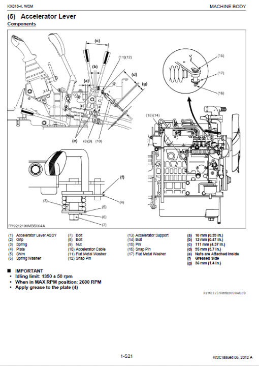 Kubota K018-4 Excavator Workshop Service Manual - Image 2