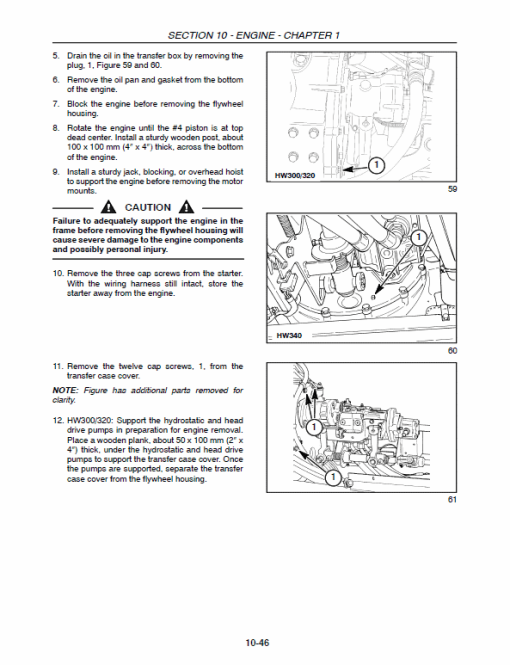 New Holland HW300, HW320 Speedrower Windrowers Service Manual - Image 2