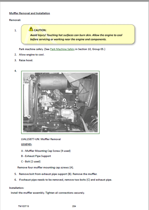 John Deere 2720 Compact Utility Tractor Repair Technical Manual (S.N 106005-) - Image 2