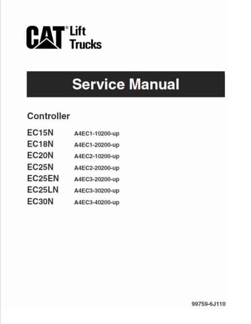 CAT EC25N, EC25EN, EC25LN, EC30N Forklift Lift Truck Service Manual - Image 2