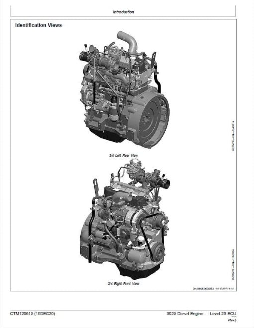 John Deere 3029 Diesel Engine Level 23 ECU Component Technical Manual (CTM120619) - Image 2