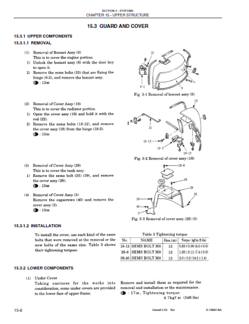 New Holland EH15 Excavator Service Manual - Image 2