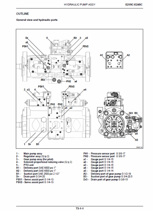 New Holland E215C, E245C Tier 4 Excavator Service Manual - Image 2