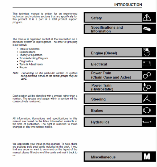 John Deere 240, 250 Skid-Steer Loader Technical Manual (TM1747) - Image 2