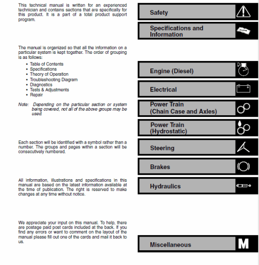 John Deere 260, 270 Skid-Steer Loader Technical Manual (TM1780) - Image 2