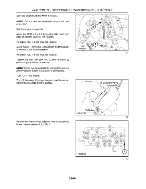 New Holland H8060, H8080 Self-Propelled Windrowers Service Manual - Image 2