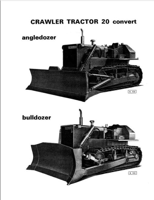 Fiatallis 20 Convert Crawler Tractor Repair Service Manual - Image 2