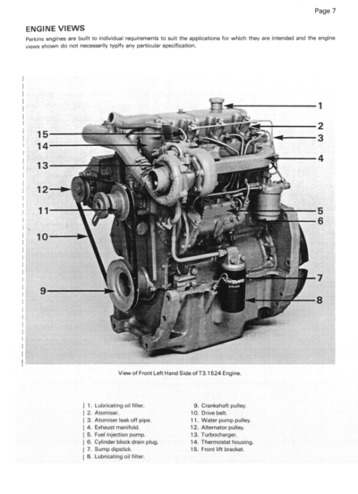 Komatsu 3.1522, 3.1524, T3.1524 Engines Manual - Image 4