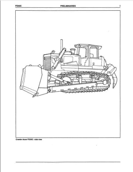 Fiatallis FD30C Crawler Dozer Repair Service Manual - Image 2