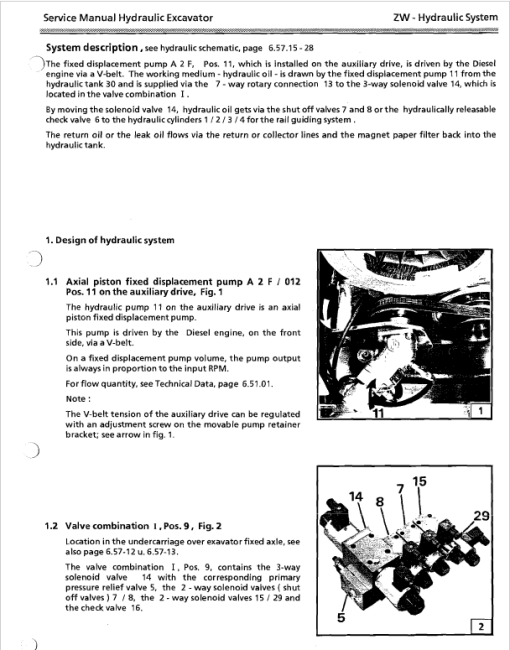 Liebherr A900 ZW and A900 Litronic Excavator Service Manual - Image 2