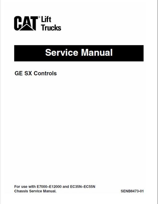 CAT EC35N, EC40N, EC45N, EC55N Forklift Lift Truck Service Manual - Image 2