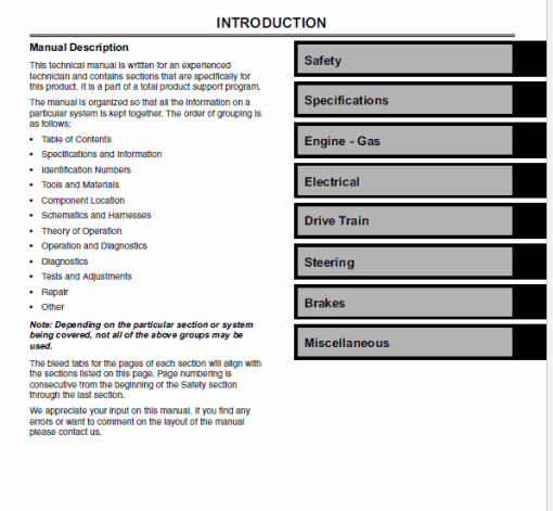 John Deere XUV 620i Gator Utility Vehicle Technical Manual (TM1736) - Image 3