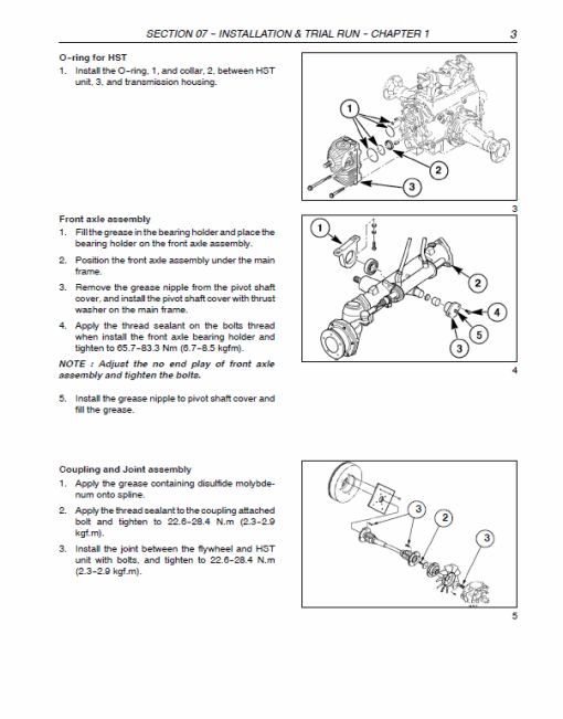 New Holland SXM54, SXM60 Mower Service Manual - Image 2