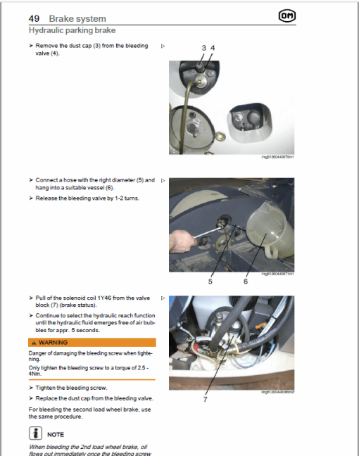 OM Pimespo XNA ac - Generation 1.2 80v Side Loader Workshop Repair Manual - Image 5