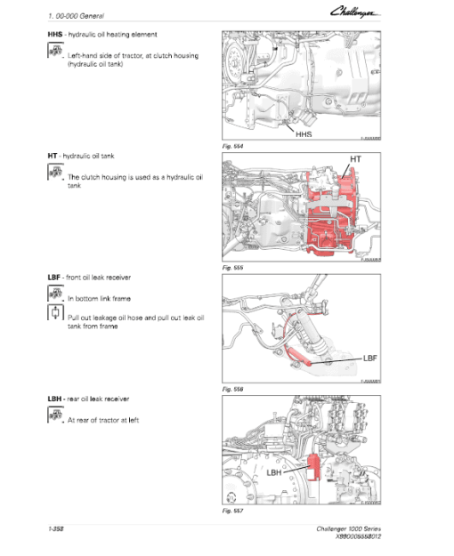 Challenger 1038, 1042, 1046, 1050 Tractor Service Manual - Image 2