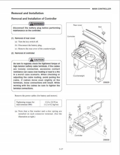 CAT EP10KRT, EP12KRT, EP15KRT Forklift Lift Truck Service Manual - Image 2