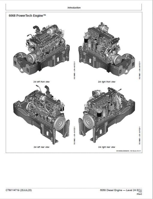 John Deere 6068 Diesel Engine Level 24 ECU Component Technical Manual (CTM114719) - Image 2