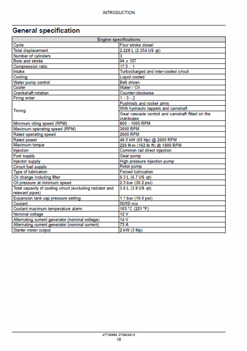 CNH VM Motori R 753 IE4 Tier 4B and Stage IV Engine Service Manual - Image 2