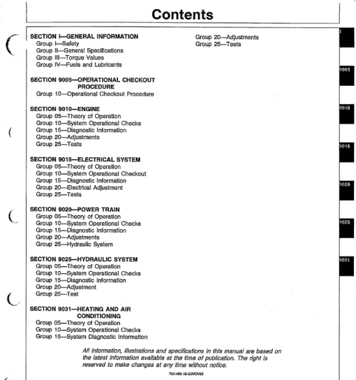 John Deere 762B, 862B Scraper Repair Technical Manual (TM1489 and TM1490) - Image 5