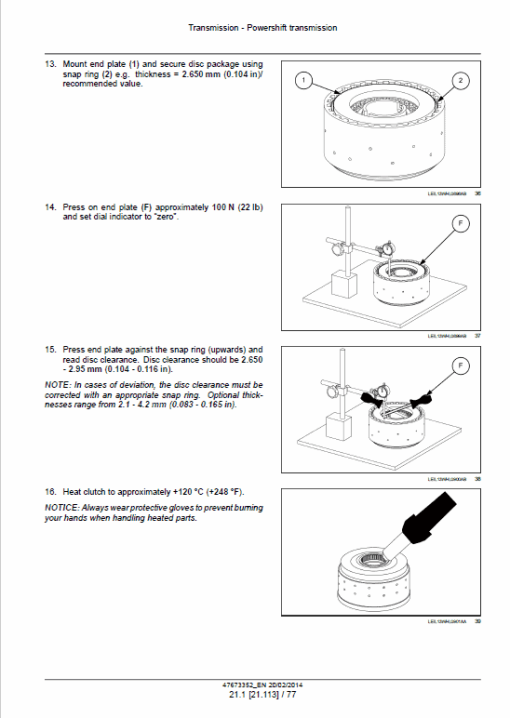 Case 821F, 921F Wheel Loader Service Manual - Image 2