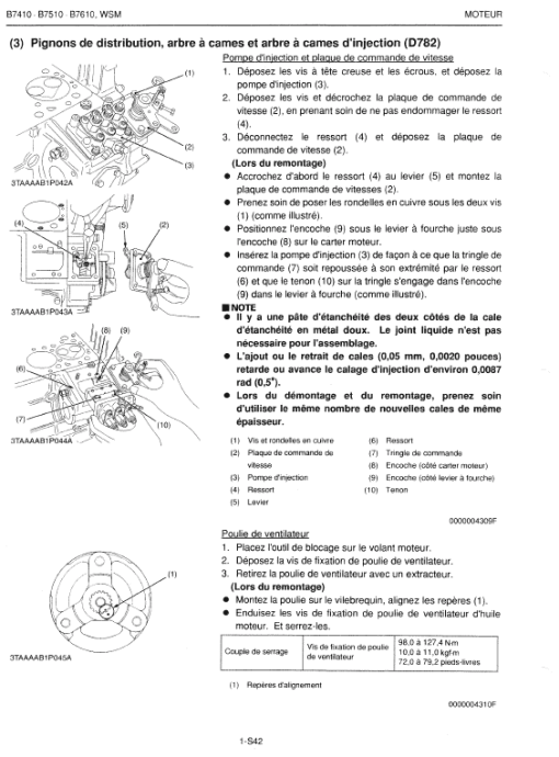 Kubota B7410, B7510, B7610 Tractor Workshop Manual - Image 2