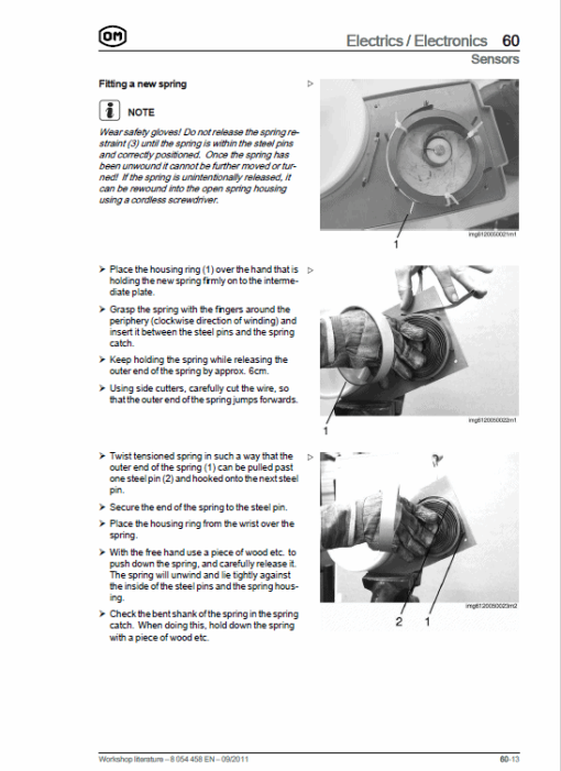 OM Pimespo XNA ac - Generation 3 48v Side Loader Workshop Repair Manual - Image 5