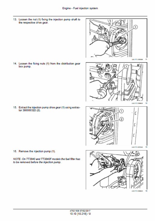 New Holland TT3840, TT3840F, TT4030, TT3880F Tractor Service Manual - Image 2