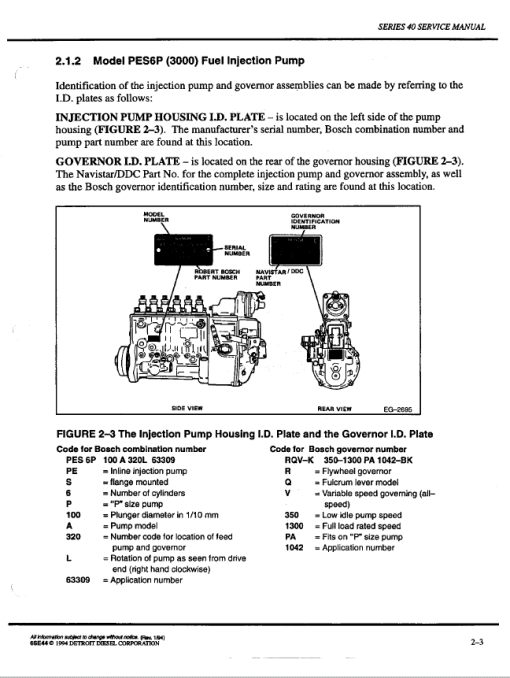 Detroit Series 40 Diesel Engine Repair Service Manual - Image 2