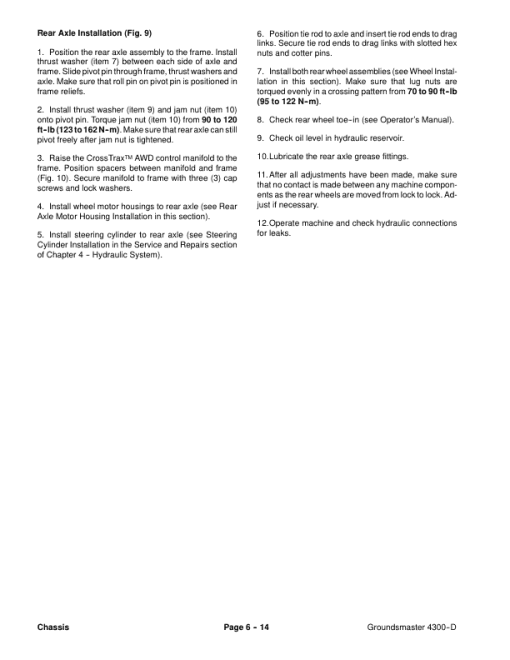 Toro Groundsmaster 4300-D Service Repair Manual - Image 2