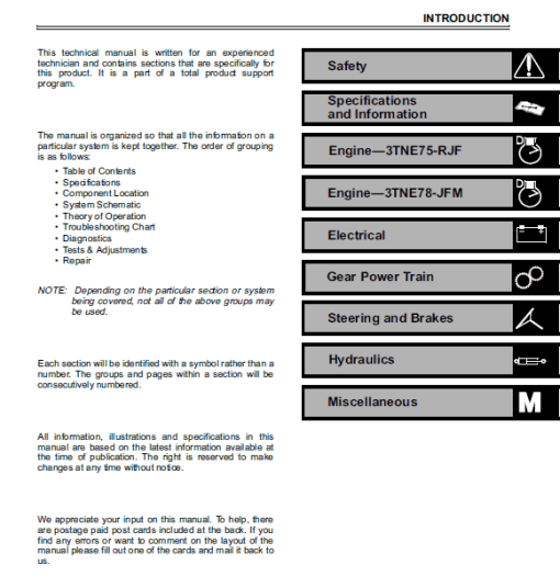 John Deere F1145 Front Mower Repair Technical Manual (TM1519) - Image 3