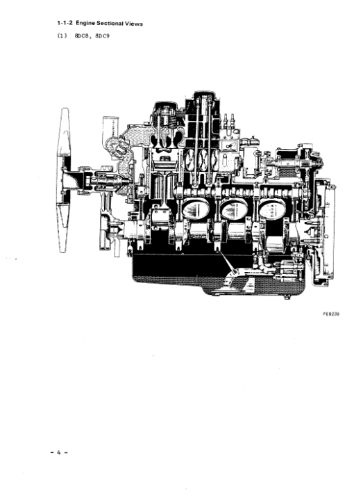 Mitsubishi 8DC8, 8DC9, 8DC9-T Engine Workshop Service Manual - Image 2