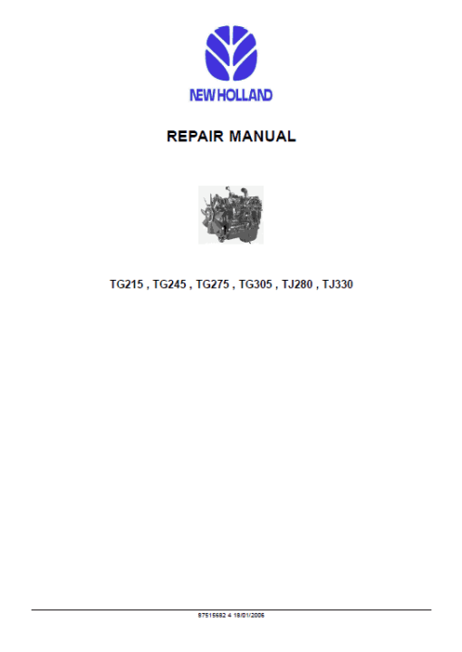 CNH 8.3 & 9.0L 6 Cylinder, 24 Valve Engine Manual - Image 2