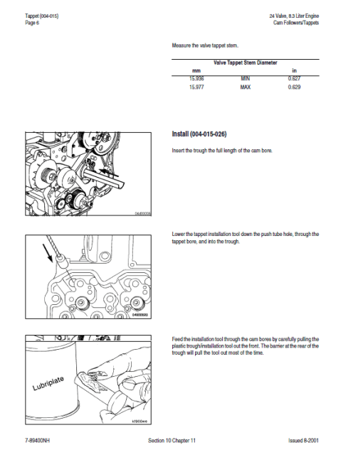 Cummins 24 Valve, 8.3 Liter Engine Service Manual - Image 2