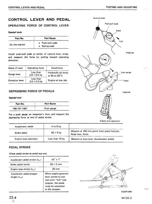 Komatsu W120-3 Wheel Loader Service Manual - Image 2