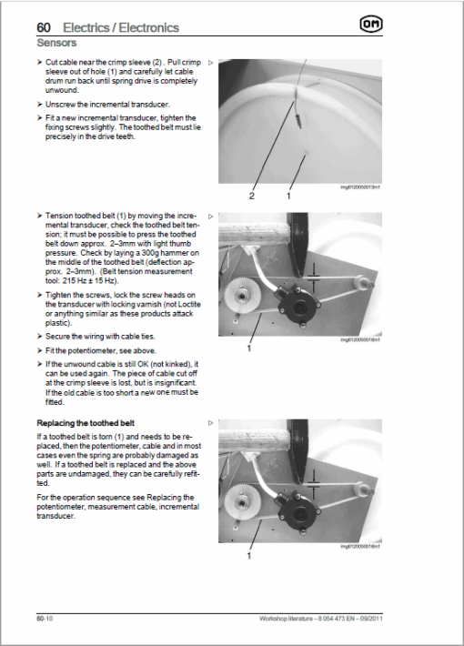 OM Pimespo XNA ac - Generation 3 80v Side Loader Workshop Repair Manual - Image 2