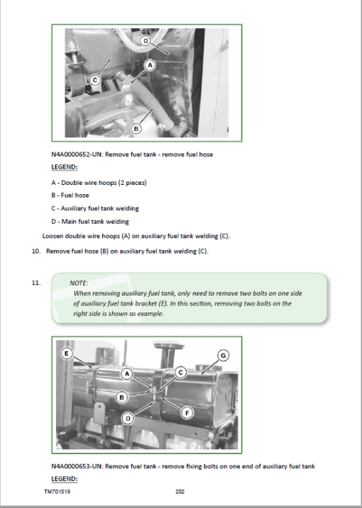 John Deere 500, 504, B550, B554 Tractors Repair Technical Manual - Image 2