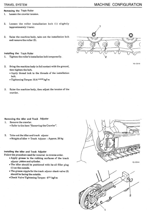 Takeuchi TB015 Compact Excavator Service Manual - Image 3