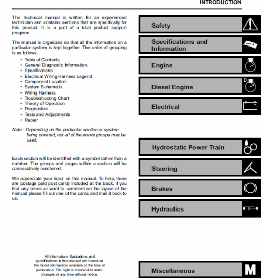 John Deere 425, 445 and 455 Lawn Garden Tractors Technical Manual (TM1517) - Image 3