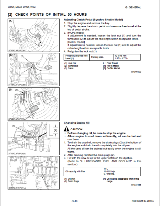 Kubota M5040, M6040, M7040 Tractor Workshop Manual - Image 5