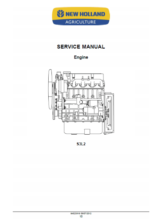 S3L2 Engine Repair Service Manual - Image 2