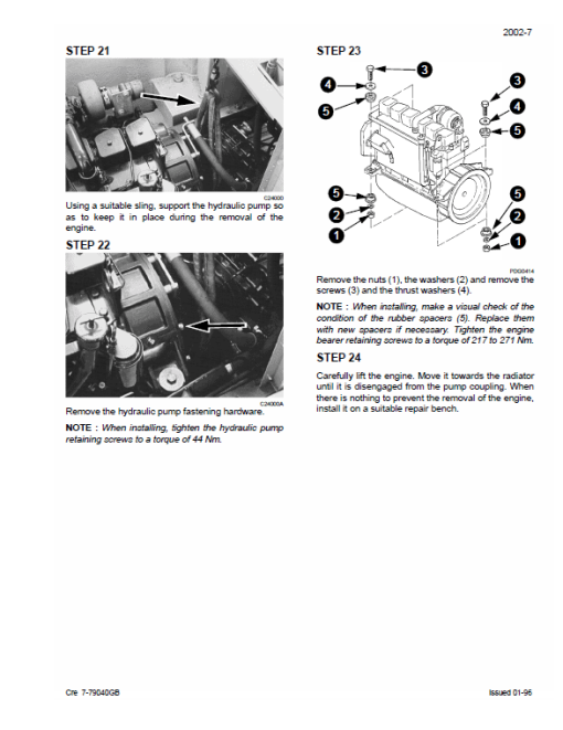 Case 1188 Excavator Service Manual - Image 2